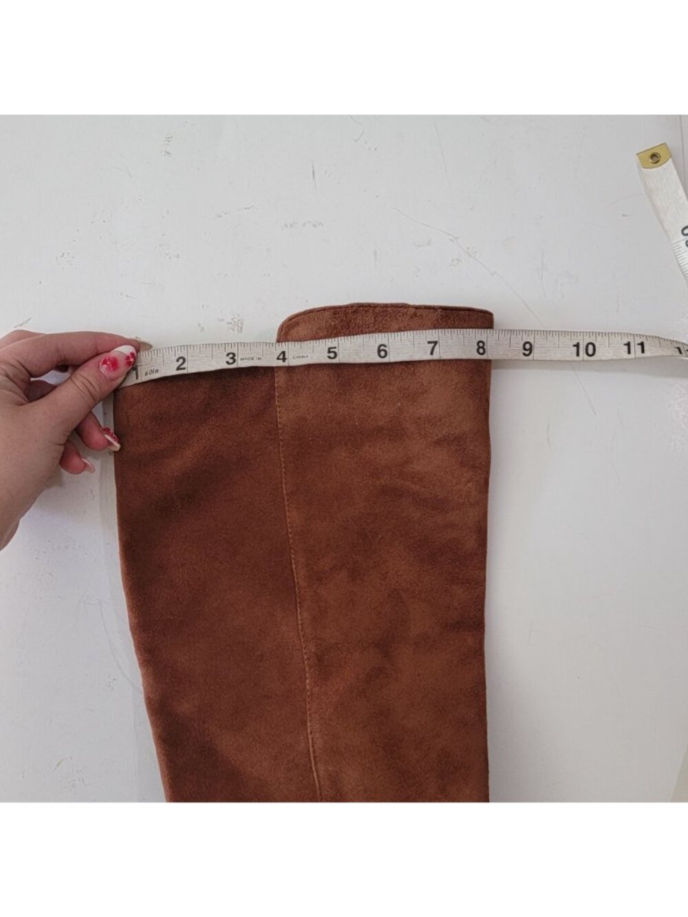 NEW Sam Edelman Taylin Knee High Boots Kitten Heel Minimalist Suede Womens 9 - Picture 9 of 10